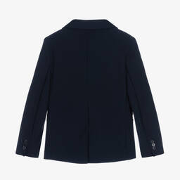 Il Gufo-Boys Navy Blue Tailored Blazer | Childrensalon Outlet