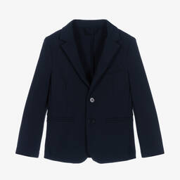 Il Gufo-Boys Navy Blue Tailored Blazer | Childrensalon Outlet