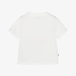 Il Gufo-Мягкая кремовая футболка с мотоциклом для мальчиков | Childrensalon Outlet