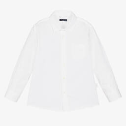 Il Gufo-Белая хлопковая рубашка | Childrensalon Outlet