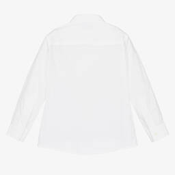 Il Gufo-Белая хлопковая рубашка | Childrensalon Outlet