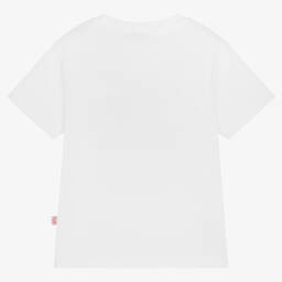 Il Gufo-Boys White Saint Malo Print T-Shirt | Childrensalon Outlet