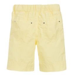 Il Gufo-Boys Yellow Cotton Shorts | Childrensalon Outlet