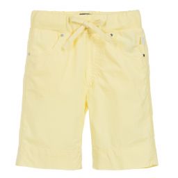 Il Gufo-Boys Yellow Cotton Shorts | Childrensalon Outlet