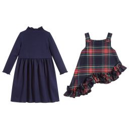 Il Gufo-Girls 2 Piece Dress Set | Childrensalon Outlet