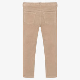 Il Gufo-Girls Beige Corduroy Trousers | Childrensalon Outlet