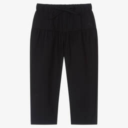 Il Gufo-Черные брюки на кулиске | Childrensalon Outlet