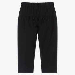 Il Gufo-Черные брюки на кулиске | Childrensalon Outlet