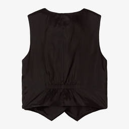 Il Gufo-جيلية مخمل لون أسود للبنات | Childrensalon Outlet