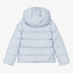 Il Gufo-Girls Blue Down Puffer Jacket | Childrensalon Outlet