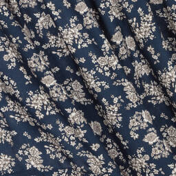 إيل غوفو-فستان فيسكوز لون كحلي بطبعة ورود | Childrensalon Outlet