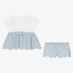 Il Gufo-Топ и шорты в цветочек | Childrensalon Outlet