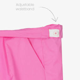 إيل غوفو-طقم شورت قطن بوبلين لون زهري وأزرق للبنات | Childrensalon Outlet