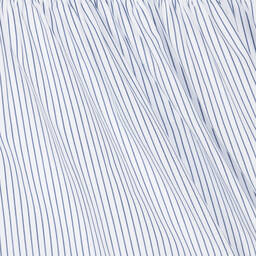 Il Gufo-فستان قميص قطن مقلّم لون أزرق | Childrensalon Outlet