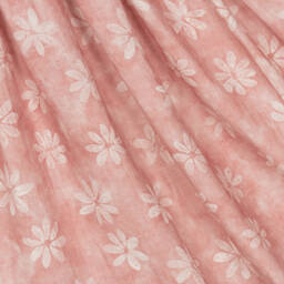 Il Gufo-فستان كتان وردي مزهر للبنات | Childrensalon Outlet