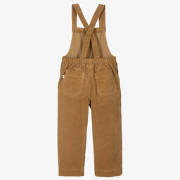 Il Gufo-Girls Brown Corduroy Dungarees | Childrensalon Outlet