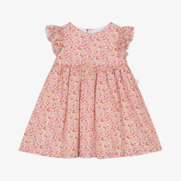 Il Gufo-Girls Cherry Blossom Cotton Frock | Childrensalon Outlet