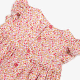 Il Gufo-Girls Cherry Blossom Cotton Frock | Childrensalon Outlet