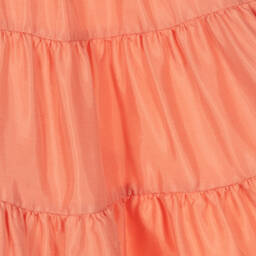 Il Gufo-Коралловое многоярусное платье для девочек | Childrensalon Outlet