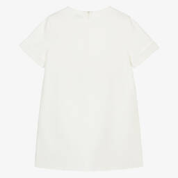 Il Gufo-Платье кремовое из миланского трикотажа для девочек | Childrensalon Outlet