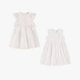 Il Gufo-فستان عاجي فاخر للبنات | Childrensalon Outlet