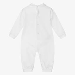 Il Gufo-Элегантный белый хлопковый боди для девочек | Childrensalon Outlet