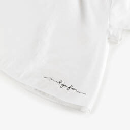 Il Gufo-Girls Elegant White Ruffle Top | Childrensalon Outlet