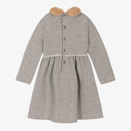 Il Gufo-Серое платье из хлопкового джерси | Childrensalon Outlet
