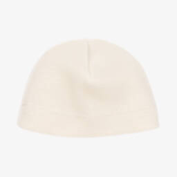 إيل غوفو-قبعة بينيه بوردة لون عاجي | Childrensalon Outlet