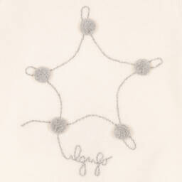 Il Gufo-Кремовый шерстяной свитер со звездой для девочек | Childrensalon Outlet