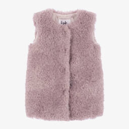 إيل غوفو-جيليه فرو صناعي لون بنفسجي ليلكي للبنات | Childrensalon Outlet