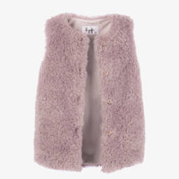 إيل غوفو-جيليه فرو صناعي لون بنفسجي ليلكي للبنات | Childrensalon Outlet