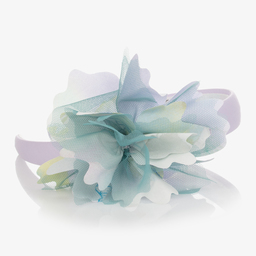 إيل غوفو-طوق للشعر ستانان وتول لون أرجواني للبنات | Childrensalon Outlet