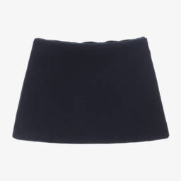 Il Gufo-Girls Midnight Blue Mini Skirt | Childrensalon Outlet