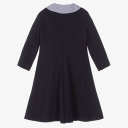 Il Gufo-فستان ميلانو جيرسي لون كحلي | Childrensalon Outlet