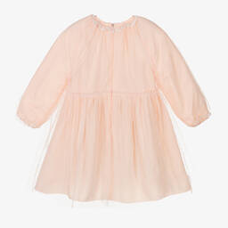 Il Gufo-فستان تول لون زهري فاتح | Childrensalon Outlet