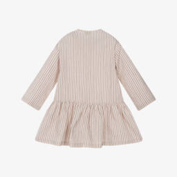 Il Gufo-Girls Pastel Striped Waistline Dress | Childrensalon Outlet