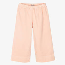 Il Gufo-Girls Pink Corduroy Trousers | Childrensalon Outlet