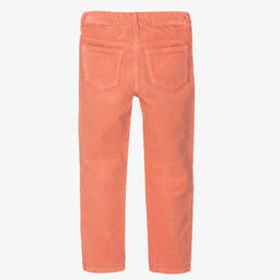 Il Gufo-Girls Pink Corduroy Trousers | Childrensalon Outlet