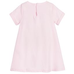 Il Gufo-Girls Pink Cotton Dress | Childrensalon Outlet