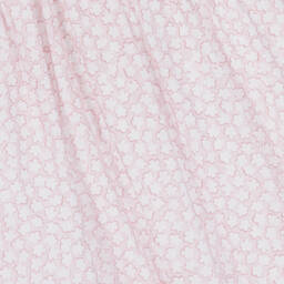 Il Gufo-Girls Pink Cotton Floral Dress | Childrensalon Outlet