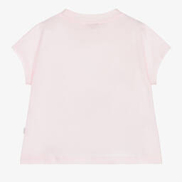 Il Gufo-Розовая хлопковая футболка с рисунком | Childrensalon Outlet