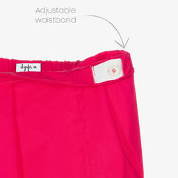 Il Gufo-طقم شورت قطن بوبلين لون زهري للبنات | Childrensalon Outlet