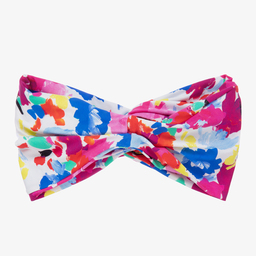 Il Gufo-Girls Pink Floral Headband | Childrensalon Outlet