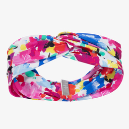 Il Gufo-Girls Pink Floral Headband | Childrensalon Outlet