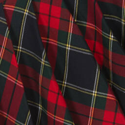 Il Gufo-Girls Tartan Red Pleated Skirt | Childrensalon Outlet