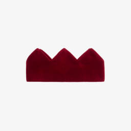 Il Gufo-Girls Velvet Royalty Headband | Childrensalon Outlet
