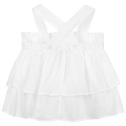 إيل غوفو-بلوز قطن لون أبيض | Childrensalon Outlet