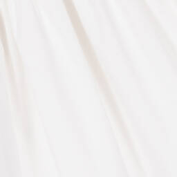 Il Gufo-Белое хлопковое платье для девочек | Childrensalon Outlet