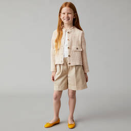 Il Gufo-Белая хлопковая футболка для девочек | Childrensalon Outlet